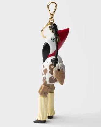 Animal Key Ring Charm with Metal Ring