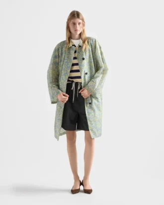 Bayadere Striped Lisle Cotton T-Shirt