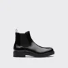 Brushed Leather Chelsea Boots