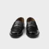 Brushed Leather Loafers