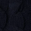 Cable-Knit Wool Collar