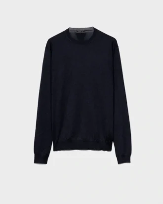 Cashmere and Silk Crew-Neck Sweater