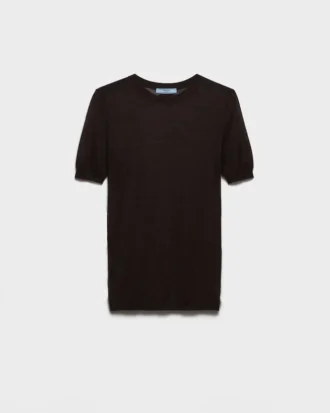 Cashmere and Silk Crew-Neck Sweater