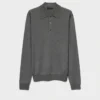 Cashmere and Silk Polo Shirt
