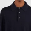 Cashmere and Silk Polo Shirt