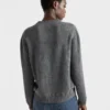 Cashmere and Wool Prada Logo Crew-Neck Sweater