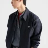 Chambray Denim Blouson Zipper Jacket