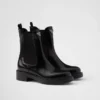 Chocolate Brushed Leather Chelsea Boots