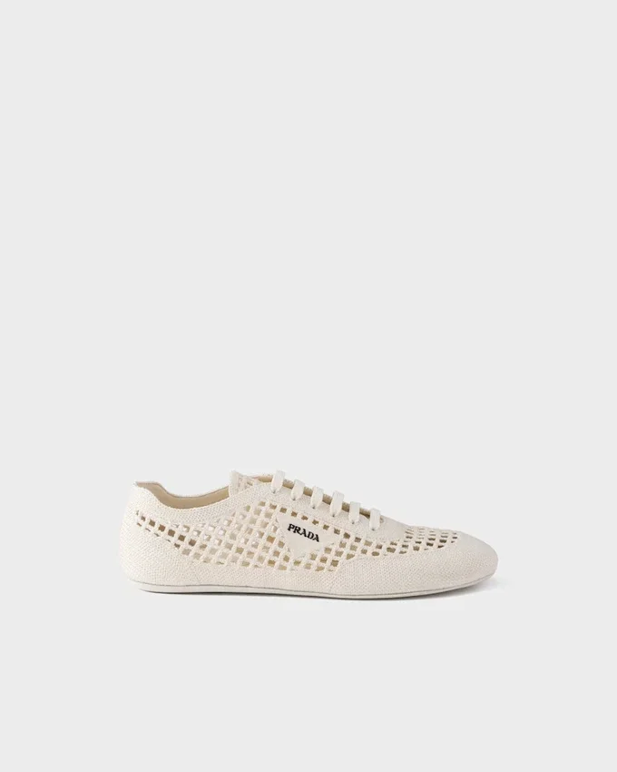 Collapse Crochet Laced Sneakers Collapse Crochet Laced Sneakers