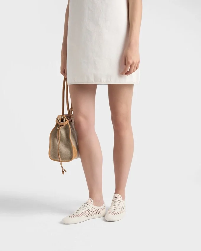 Collapse Crochet Laced Sneakers Collapse Crochet Laced Sneakers