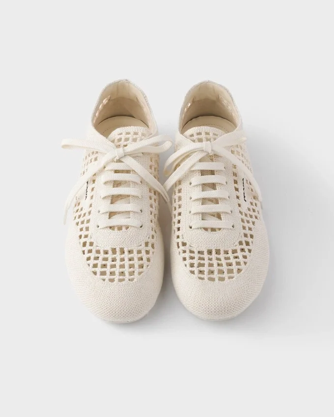 Collapse Crochet Laced Sneakers Collapse Crochet Laced Sneakers