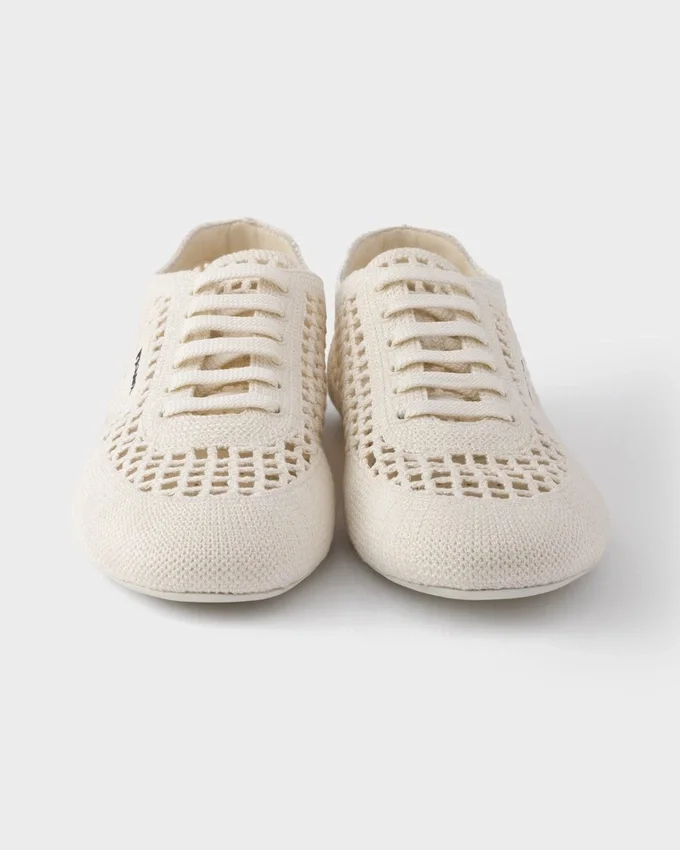 Collapse Crochet Laced Sneakers Collapse Crochet Laced Sneakers