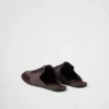 Collapse Re-Nylon and Suede Mules