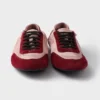 Collapse Re-Nylon and Suede Sneakers