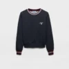 Cotton Fleece Crew-Neck Sweatshirt