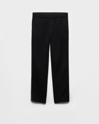 Cotton Fleece Pants with Re-Nylon Details