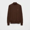 Cotton Mock Turtleneck Sweater