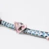 Couleur Vivante Bracelet – White Gold with Morganite and Aquamarine