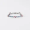 Couleur Vivante Bracelet – White Gold with Morganite and Aquamarine