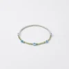 Couleur Vivante Necklace – White Gold with Aquamarine and Peridot