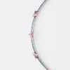 Couleur Vivante Necklace – White Gold with Morganite and Aquamarine