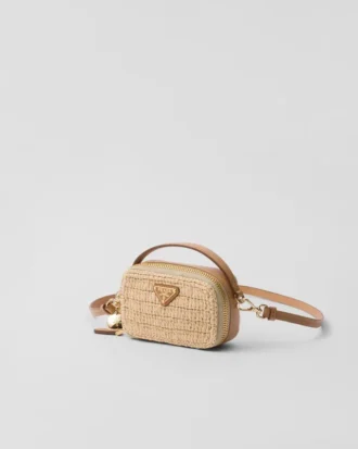 Crochet and Leather Mini-Pouch