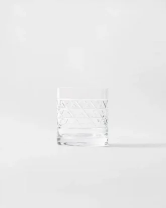Crystal Tumbler – Triangles