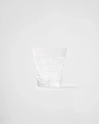 Crystal Water Glass – Triangles