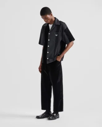 Denim Patchwork Shirt