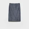 Denim Pencil Skirt