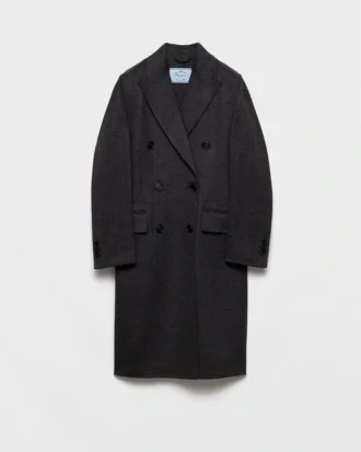 Double-Breasted Double Cashwool Coat