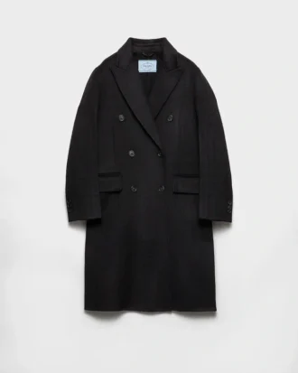 Double-Breasted Double Cashwool Coat