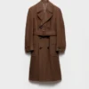 Double-Breasted Wool Coat