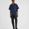 Double Match Washed Denim Shirt
