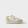Downtown Bold Nappa Leather and Suede Sneakers