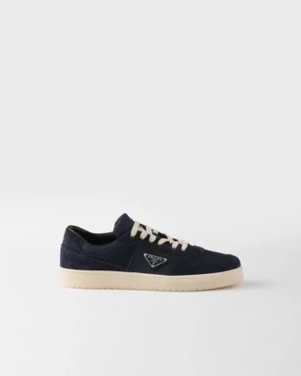 Downtown Re-Nylon and Suede Sneakers