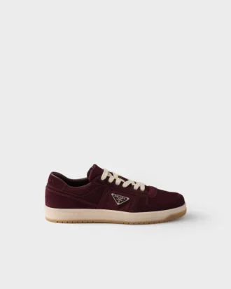 Downtown Re-Nylon and Suede Sneakers