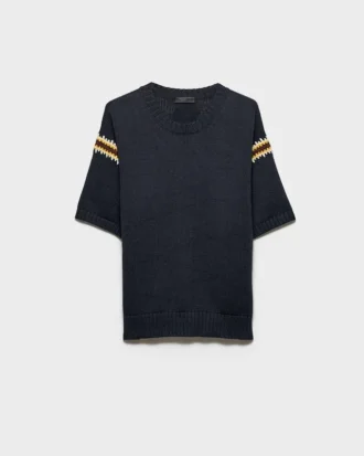 Embroidered Cotton T-Shirt