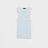 Embroidered Cotton Tank Top
