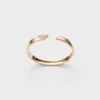 Eternal Gold Bangle Bracelet in Yellow Gold with Diamonds