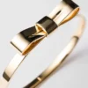 Eternal Gold Bow Bangle Bracelet – Yellow Gold