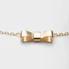 Eternal Gold Bow Pendant Necklace – Yellow Gold