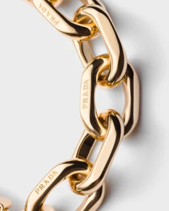 Eternal Gold Chain Bracelet in Yellow Gold with Diamonds