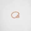 Eternal Gold Chain Ring in Rose Gold with Diamonds