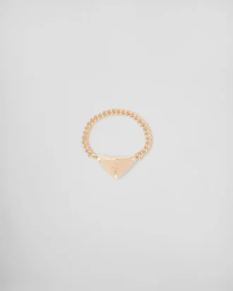 Eternal Gold Chain Ring in Yellow Gold with Diamonds