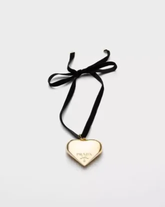 Eternal Gold Choker with Large Pendant in Yellow Gold