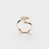 Eternal Gold Contraria Ring in Yellow Gold with Diamonds