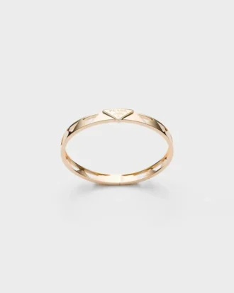 Eternal Gold Cut-Out Bangle Bracelet in Yellow Gold