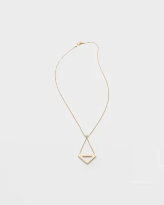 Eternal Gold Cut-Out Pendant Necklace in Yellow Gold