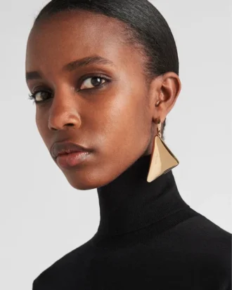 Eternal Gold Medium Drop Earrings in Yellow Gold